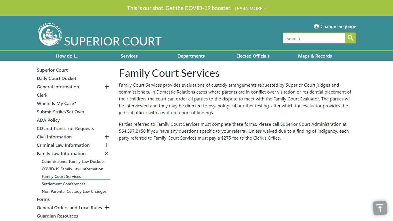 Family Court Services | Clark County